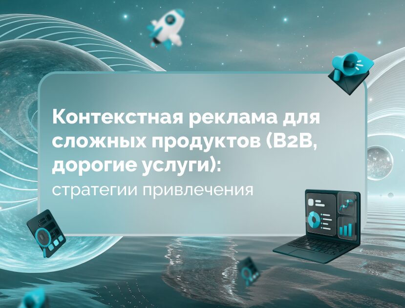 Изображение для статьи Контекстная реклама для сложных продуктов (B2B, дорогие услуги): стратегии привлечения