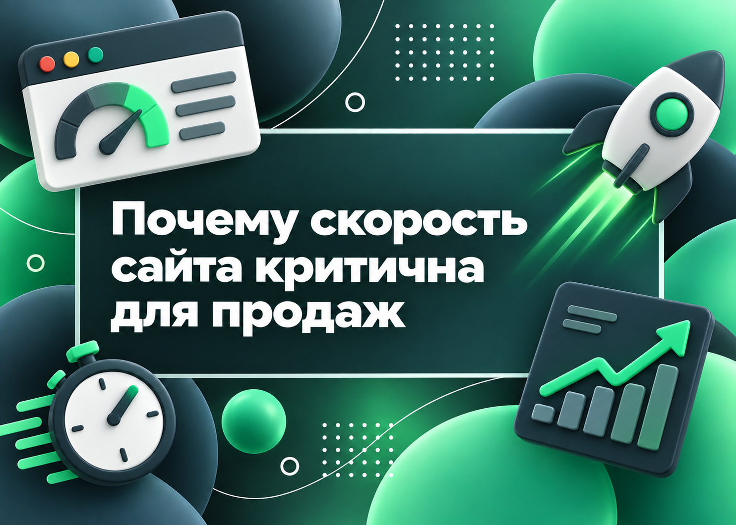 Изображение для статьи Почему скорость сайта критична для продаж