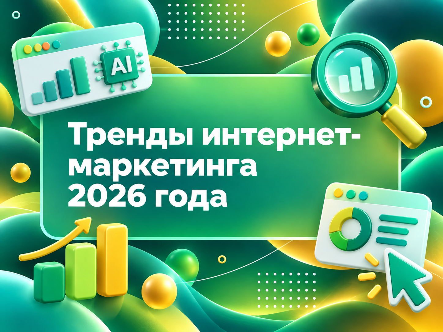 Изображение для статьи Тренды интернет-маркетинга 2026 года: что действительно влияет на продвижение бизнеса